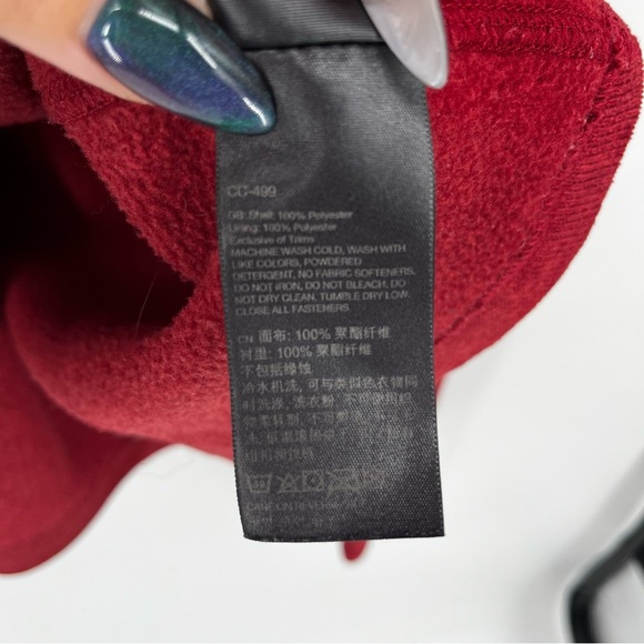 MARMOT Dropline Sweater Dark Red Pullover Fleece XXL Outdoor Active Gorpcore - Picture 6 of 10